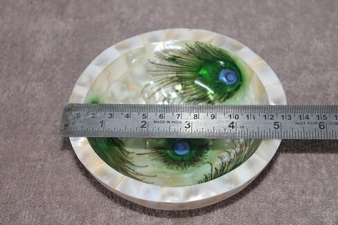 Wonderlist Handicrafts Mother of Pearl إكسسوارات الحمام مجموعة الحمام المصممة 100% حامل معجون الأسنان مصنوع يدويًا / موزع الصابون / طبق الصابون (طبق الصابون I) in Kuwait