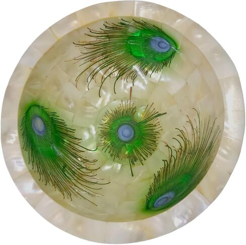 Wonderlist Handicrafts Mother of Pearl إكسسوارات الحمام مجموعة الحمام المصممة 100% حامل معجون الأسنان مصنوع يدويًا / موزع الصابون / طبق الصابون (طبق الصابون I) in Kuwait