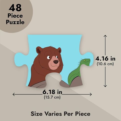 48-Piece Giant Floor Puzzle for Kids Ages 4+, Bugs and Insects Design for Classroom, Preschool, Family Time, Socializing, Learning Activity (2 x 3 Feet) in Saudi Arabia
