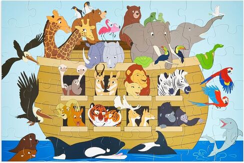 48-Piece Giant Floor Puzzle for Kids Ages 4+, Bugs and Insects Design for Classroom, Preschool, Family Time, Socializing, Learning Activity (2 x 3 Feet) in Saudi Arabia
