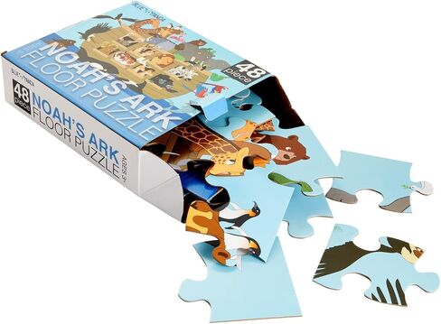 48-Piece Giant Floor Puzzle for Kids Ages 4+, Bugs and Insects Design for Classroom, Preschool, Family Time, Socializing, Learning Activity (2 x 3 Feet) in Saudi Arabia