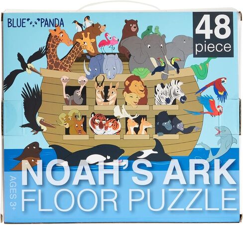 48-Piece Giant Floor Puzzle for Kids Ages 4+, Bugs and Insects Design for Classroom, Preschool, Family Time, Socializing, Learning Activity (2 x 3 Feet) in Saudi Arabia