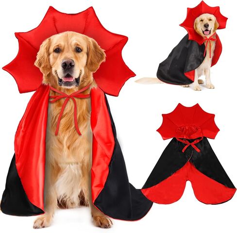Halloween Cat Costume Vampire Cape for Small Medium Dogs Cats Witch Cloak in Saudi Arabia