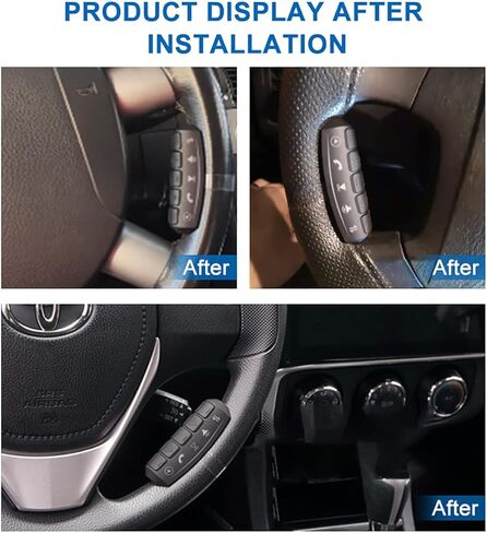 Universal Smart Wireless Car Steering Wheel Control Remote Button Support Bluetooth Control Suitable for Android Wince Connected to GPS Navigation Multimedia Player Control Radio DVD Music with Light in Saudi Arabia