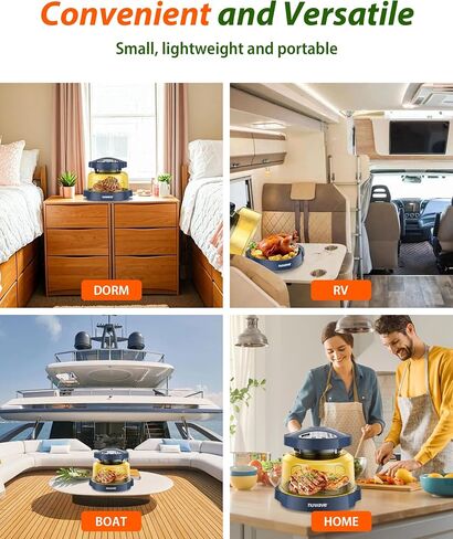 Nuwave Oven Pro Plus Air Fryer, Infra-Red Countertop, 2025 Advanced Convection, No Defrosting or Preheating, Cook Fresh or Frozen, Durable Power Dome, 100 Presets & 50 Memory, PFAS Free, Dark Blue in Kuwait