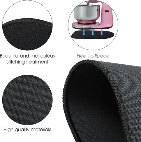 Sliding Mat for Kitchen aid Stand Mixer Mixer Mover Slider Mat Pad Kitchen Aid 4.5-5qt Tilt-Head Stand Mixer Kitchen Appliance Slide Tray - Strong Sturdy Non-Slip Appliance Slider Board in Saudi Arabia