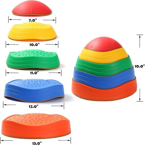 Fanboxk Stepping Stones for Kids,Non-Slip Toddler Sensory Toy in Kuwait