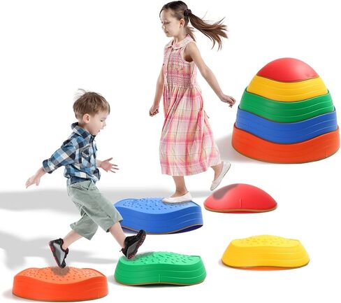 Fanboxk Stepping Stones for Kids,Non-Slip Toddler Sensory Toy in Kuwait