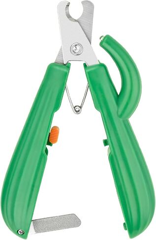 VCZONE Cat Nail Clipper with LED & -U-V Light, Cactus Shape Cat Nail Clippers with Bright LED Light for Nail Bloodline to Avoid Over Cutting, for Dog Cat Rabbit Small Animals (Green) in Saudi Arabia