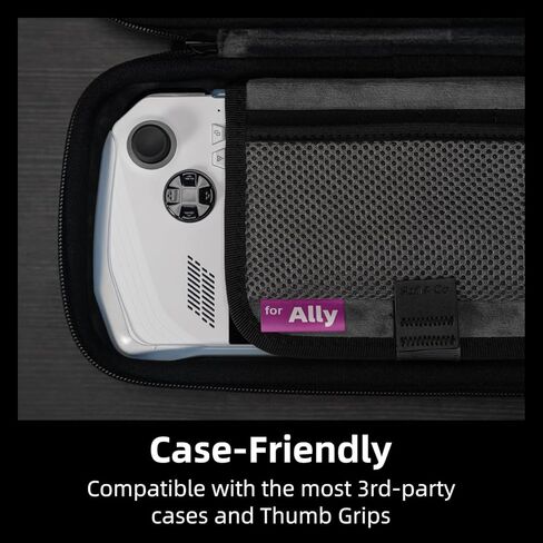 Skull & Co. EDC Case: Slim Hard Shell Travel Carrying Case for ROG Ally and Ally X-Black in Saudi Arabia
