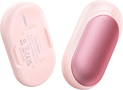 تدفئة اليد القابلة لإعادة الشحن، VEGER 2 حزمة تدفئة اليد الكهربائية القابلة لإعادة الشحن، سخان الجيب المحمول لعيد الميلاد، في الداخل، في الهواء الطلق، الرياضة، أساسيات الشتاء، الأيام الباردة يجب أن يكون لديك in Kuwait