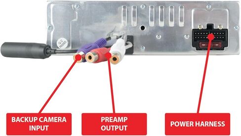 Dual Electronics XDVD179BT 7 بوصة بمحرك قابل للطي LED شاشة تعمل باللمس وراديو ستيريو للسيارة DIN واحد | سي دي/دي في دي | مساعد الضغط والتحدث | إدخال الكاميرا الاحتياطية | بلوتوث | تشغيل وشحن USB in Kuwait