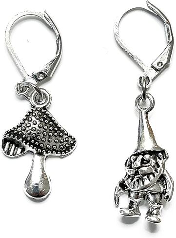 علامات غرز بمشبك قفل على شكل جنوم حديقة وودلاند لحياكة الكروشيه مع حقيبة تخزين | مصنوع يدويًا بواسطة تصميمات جميلة دافئة | إكسسوارات محبوكة قابلة للإزالة، حلية معدنية بنمط المينا، هدية فريدة من نوعها in Kuwait