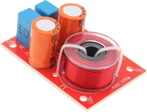 2 Way Speaker Crossover, 80W Speaker Audio Frequency Divider Loudspeaker 2 Unit Crossover Filters for Speakers in Saudi Arabia