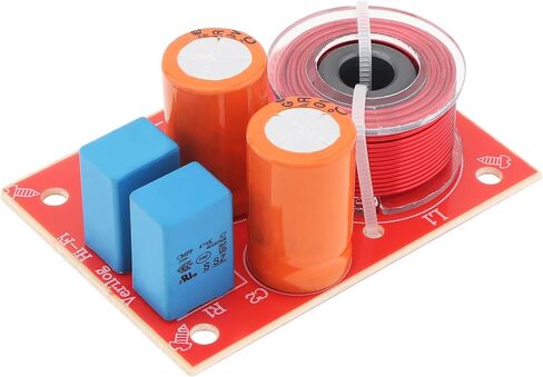 2 Way Speaker Crossover, 80W Speaker Audio Frequency Divider Loudspeaker 2 Unit Crossover Filters for Speakers in Saudi Arabia