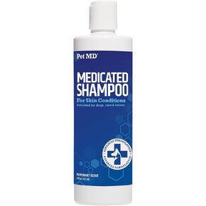 Pet MD TopicalShampoo for Dogs, Cats, & Horses- 12 oz