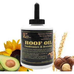 E3 Hoof Conditioner & Dressing Oil 32 oz, Expert Formula for Nourishing & Protecting Horse Hooves, Deep Conditioning for Elasticity, Enhances Shine, Protective Barrier, Easy Application