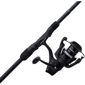 Abu Garcia 7' Max SX Spinning Reel and Fishing Rod Combo, Size 4000 Reel, 7 Stainless Steel Ball Bearings, Smooth Oil Felt Front Drag System, 24 Ton Graphite Rod Blank