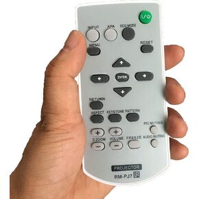 RM-PJ7 Replacement Projector Remote for Sony VPL-BW120S, VPL-CW255, VPL-CW275, VPL-CX235, VPL-CX275/ EW130/ EX100/ EX120/ EX145/ EX175/ SW125/ SW525C/ SW535C/ SW535EBPAC/ SX125/ SX535EBPAC