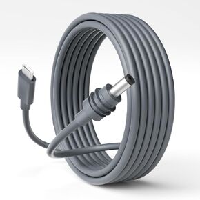 Starlink Mini Cable 10FT Starlink Mini USB C to DC Power Cable Cord 100W Input USB Type C to DC Cable, DC Power Cable Direct to USB-C for Starlink Mini Work with 100W+ PD Source Waterproof 20AWG 3M