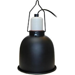 Reptile Light Fixture, 5.5 Inch Deep Dome Lamp with Rotatable Clip，Reptile Heat Lamp Fixture for Bearded Dragon, Turtles, Snake and Lizard Terrarium Reptile Tank