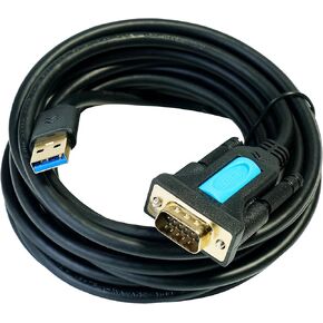 كابل محول USB إلى VGA بطول 5 أقدام، محول رسومات فيديو USB 3.0 إلى VGA لشاشات متعددة تصل إلى 1920x1080 محول ذكر إلى ذكر يدعم Windows 10/8.1/8/ 7 الكمبيوتر المحمول أو سطح المكتب أو الكمبيوتر اللوحي in Kuwait