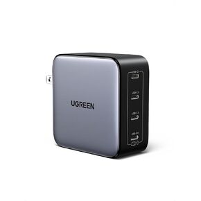 UGREEN 100W USB C Charger Block, Nexode 4-Port Type C Charger GaN Charger USB C Power Adapter Compatible with MacBook Pro/Air, Dell XPS, iPhone 16/15, Galaxy S24/S23, iPad Air, Pixel 8, Steam Deck