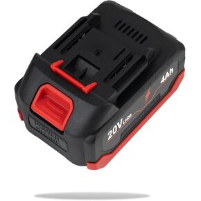 Replacement Battery 6000mAh 20V for Power Tools, with Overcharge, Overdischarge, Temperature and Multi-Level Overcurrent Protection, Compatible with Drills, Saws, High Pressure Washers