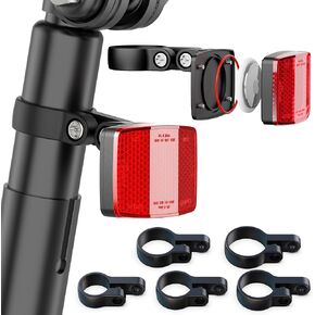 Hidden Airtag Bike Mount,Stealthy case for Apple Airtag with Bike reflectors. Anti-Theft Holder for Mountain Bikes, e-Bikes and Scooters. A Bike GPS Tracker Solution