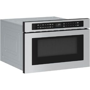 Zephyr 24 inch Built In Drawer Microwave Oven Under Cabinet - Under Counter Pull Out Microwave Drawer 1.2 cu ft