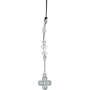 Muloo Cartoon Anime Flower Pendant Phone Charm Hanging Rope Phone Chain Strap Bag Decoration Lanyards Keychain Accessory