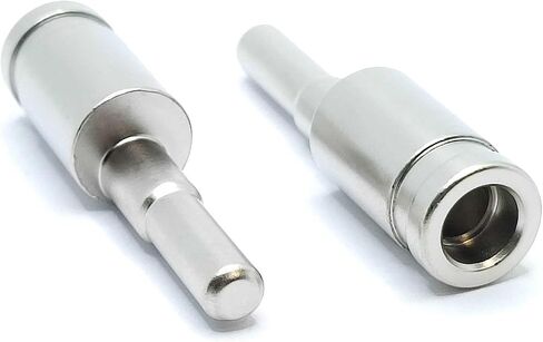 Terminal Connector Brass with Gold Plated 4 to 6 Gauge Amp Input Reducers for 4-6 Gauge Wire 2Pcs, Golden in Saudi Arabia