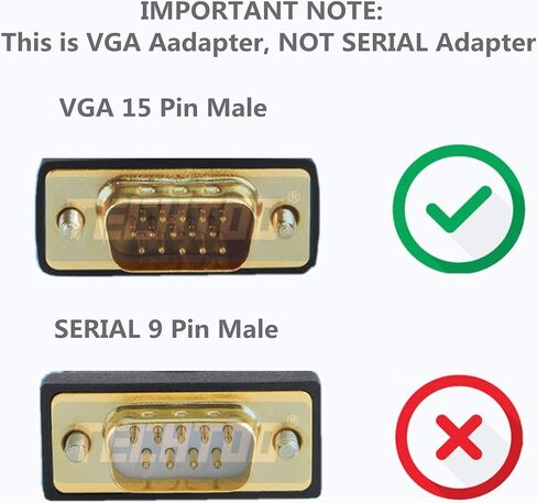 كابل محول USB إلى VGA بطول 5 أقدام، محول رسومات فيديو USB 3.0 إلى VGA لشاشات متعددة تصل إلى 1920x1080 محول ذكر إلى ذكر يدعم Windows 10/8.1/8/ 7 الكمبيوتر المحمول أو سطح المكتب أو الكمبيوتر اللوحي in Kuwait