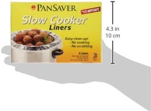 PanSaver Small Slow Cooker Liner for Kitchen Use, Fits 1-3 Quarts 5 Count in Saudi Arabia