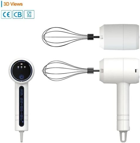 Electric Hand Mixer Egg Beater USB Rechargeable (White) in Saudi Arabia
