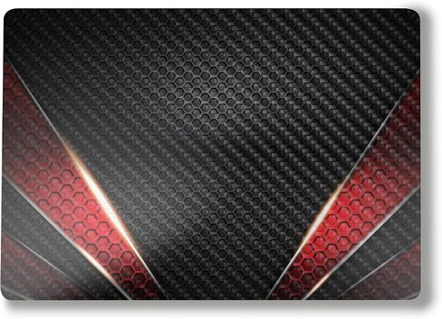 غلاف كمبيوتر محمول من ألياف الكربون متوافق مع Alienware M18 R2 (2024) - أشعة سداسية - غطاء لاصق واقٍ من الفينيل 3M ممتاز - سهل التطبيق | صُنع في الولايات المتحدة الأمريكية بواسطة MightySkins in Kuwait