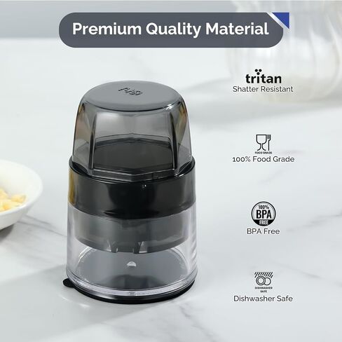 Garlic Press, UHIYEE Multipurpose Garlic Grinder Twister BPA-Free, Garlic Crusher Tool Dishwasher Safe, Easy-Clean Garlic Press Mincer for Ginger, Herb, Nuts & More, Ideal Kitchen Gifts in Saudi Arabia