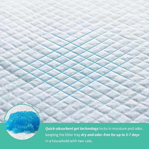 Cat Pads Refill for Breeze Systems 30 Count, Cat Litter Pads Super Absorbent & Leak-Proof, Pee Pads for Cat Litter Box in Saudi Arabia