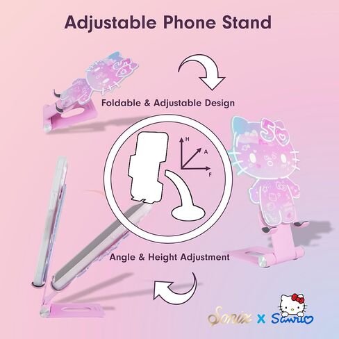 Sonix x Sanrio Character Phone Stand | Adjustable Cell Phone Holder, Desk Stand, Dock | Hello Kitty Classic in Kuwait
