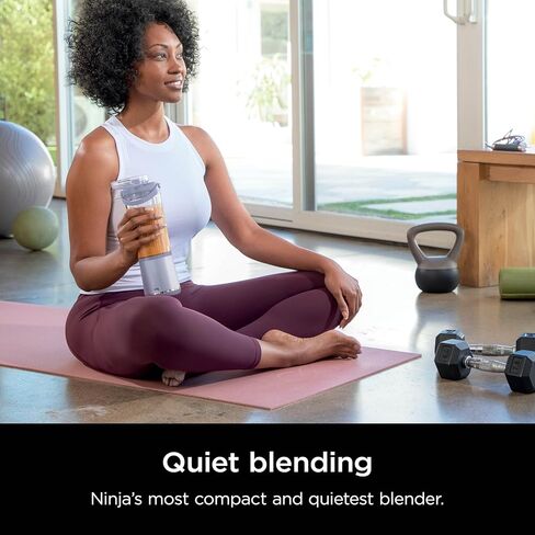 Ninja Blast Portable Blender, Cordless, 18oz. Vessel, Personal Blender For-Shakes and Smoothies, BPA Free, Leakproof-Lid and Sip Spout, USB-C Rechargeable, Dishwasher Safe, Tinted Lavender, BC151LD in Saudi Arabia