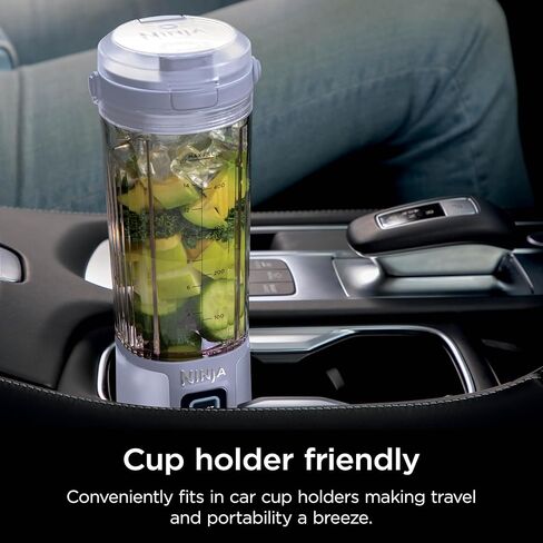 Ninja Blast Portable Blender, Cordless, 18oz. Vessel, Personal Blender For-Shakes and Smoothies, BPA Free, Leakproof-Lid and Sip Spout, USB-C Rechargeable, Dishwasher Safe, Tinted Lavender, BC151LD in Saudi Arabia