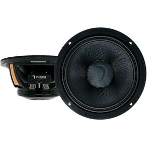 مكبرات الصوت Diamond Audio Motorsports NEO مكبرات الصوت المحورية متوسطة المدى RMS - ترقية الصوت عالية الأداء (MS65NEO)