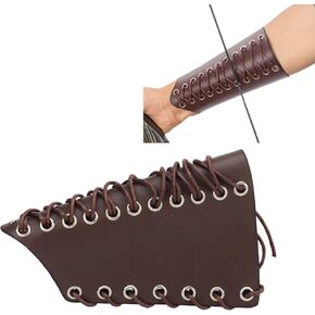 Archery Arm Guard, Skin Friendly, Comfortable, Breathable, Adjustable Archery Armguard, Artificial Leather Sturdy Arm Protection Tools for Archery