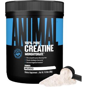 Animal Micronized Creatine Monohydrate Capsules - 300 Caps, 2500mg per Serving for Muscle Growth, Strength, and Endurance