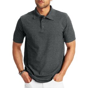 Hanes Men’s X-Temp Short Sleeve Polo Shirt, Midweight Men's Shirt