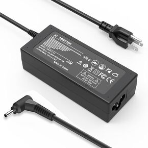 65W Laptop Charger Replacement Copmatible with Acer Aspire 5 3 1 / Spin 3 / N20c5 N15Q8 N15Q9 N16P1 Chromebook C738T C740 Swift 3 Slim A515-54 Power Cord & AC Adapter Supply (65W 19V 3.42A)