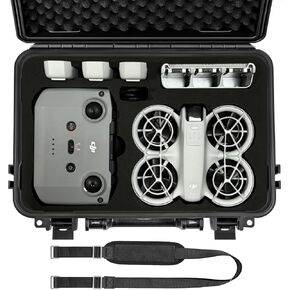 Skyreat Neo Hard Case,Waterproof Carrying Hard Shell Case Shoulder Bag for DJI Neo Fly More Combo with RC-N3 Remote Controller, Intelligent Flight Battery/Charging Hub and Other Accessories