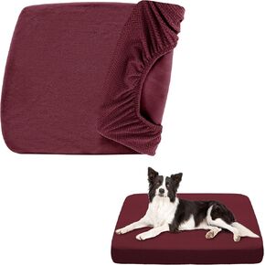 Dog Bed Covers Replacement Washable Dog Bed Waterproof Cover Soft Cover for Dog Cat, Cover Only (Light Blue, 30x20x6 inches)