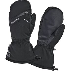 Striker Unisex Tundra Mitts - Durable Waterproof Breathable Insulated Ice Fishing Mittens with Adjustable Gauntlet Closure