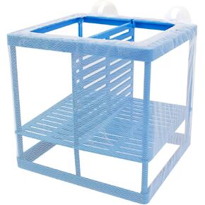 XMHF Fish Tank Aquarium Net Breeder, White Blue
